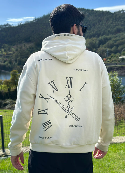 Camisola com Capuz Relógio